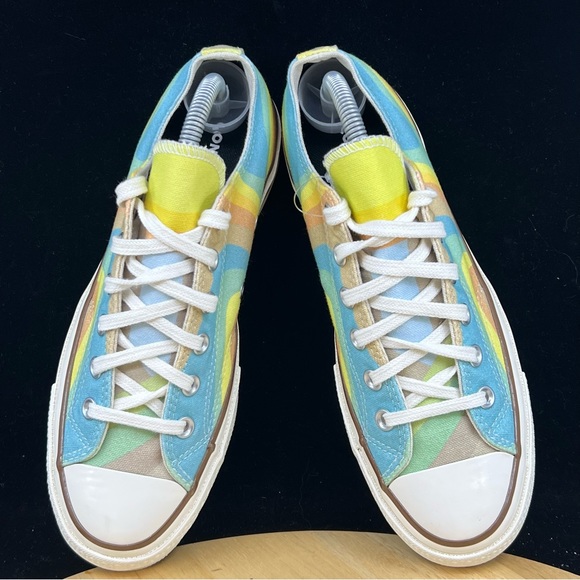 Converse All Star Rainbow Glitter Lo-Pro Lace-Up Sneakers Women's Size 8 - Picture 9 of 10